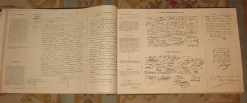 The autograph Book of autographs of personalities 210 pages 1st edition of 1864