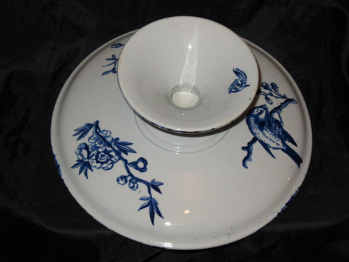 Choisy le Roi earthenware service decorated with birds in Japanese style, 19th century