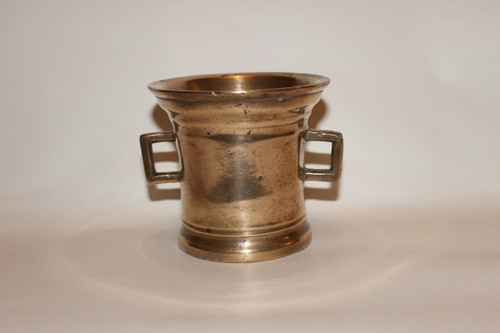 Small 17th century bronze ointment mortar