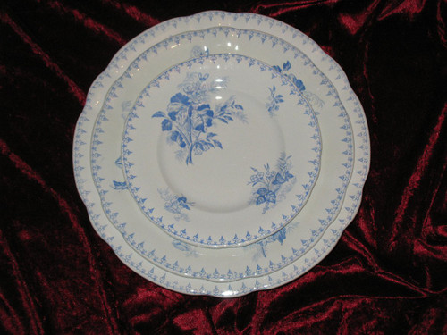 Sarreguemines earthenware table service, 19th century decor