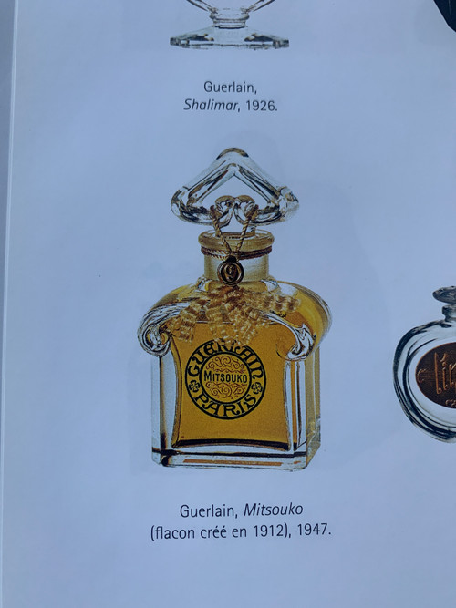 Perfume bottle Guerlain Mitsouko by Baccarat