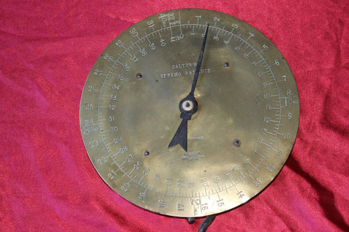 Salter's English bronze market scale, 19th century