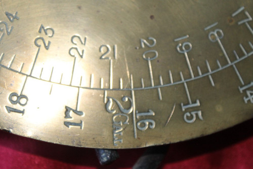 Salter's English bronze market scale, 19th century