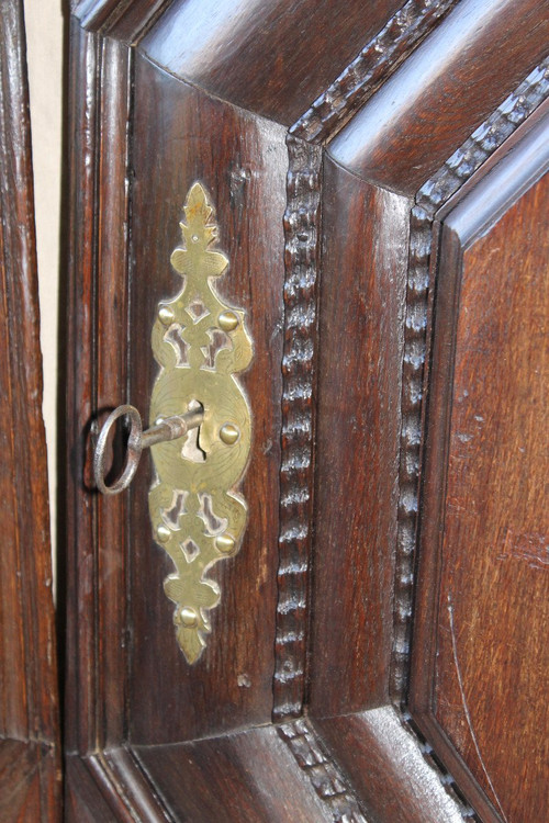 3 Saint Malo panel doors, 18th century Louis XIII style