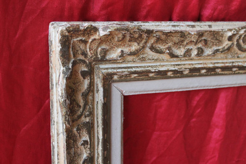 Large Montparnasse frame in carved wood 120 x 69 cm