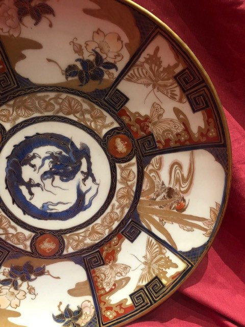 Imposing China Porcelain Dish XIX Eme