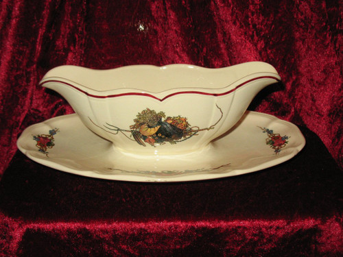 Sarreguemines earthenware table service with Alsatian Obernai decor by Henri Loux 20th century