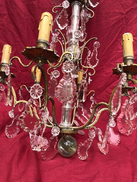 6-Light Crystal Chandelier