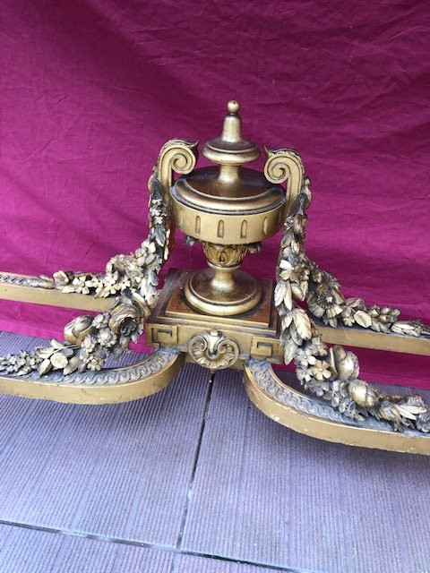 IMPOSING Gilded Wood Console Napoleon III period