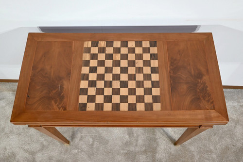 Console Table and Games in Cherry, Directoire style - 1st part of the 19th century