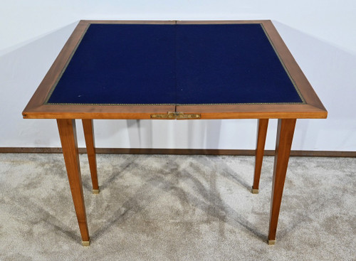 Console Table and Games in Cherry, Directoire style - 1st part of the 19th century