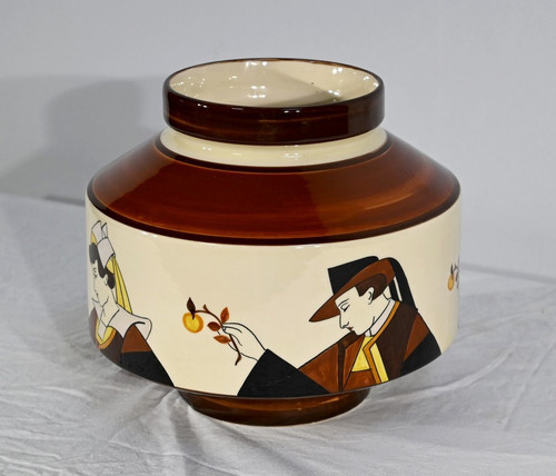 Earthenware cachepot, Hubaudière-Bousquet House – 1st part of the 20th century