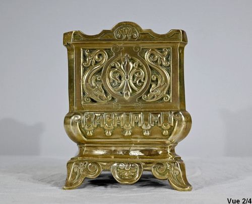 Cache Pot in Gilt Bronze - Late 19th Century