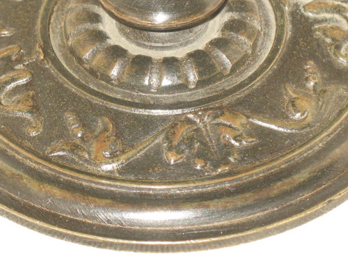 Antique style pocket cup in bronze with medal patina, 19th century