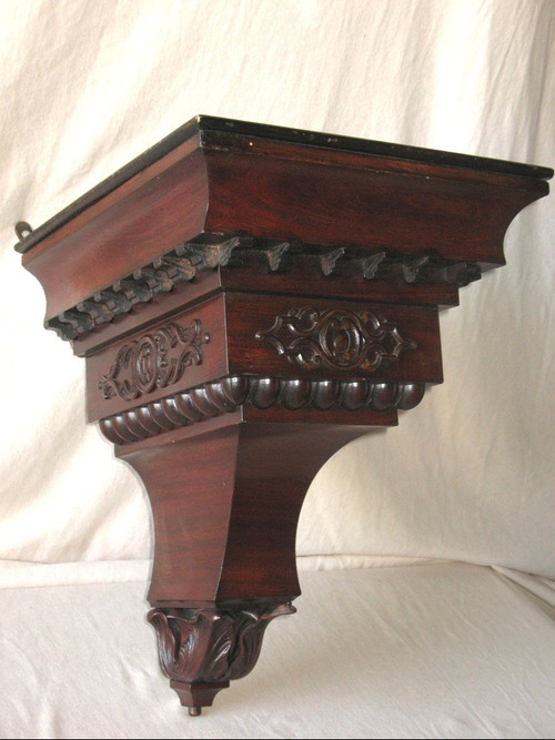 Mahogany wall console from the Napoleon III period