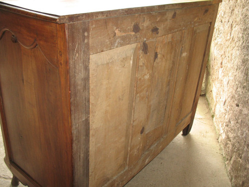 Regency period sideboard with 2 doors and 3 drawers Origin Saintonge 18th century