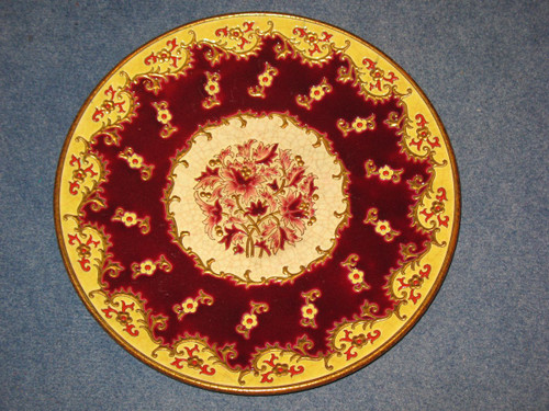 Dish in Longwy enamel in perfect condition created by Mr. P. Chevallier 20th century