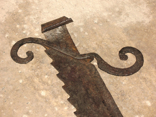 Wrought iron rack from 18th century Périgord origin