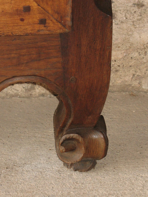 Chestnut woodwork with 2 doors and frame Origin Périgord 19th century