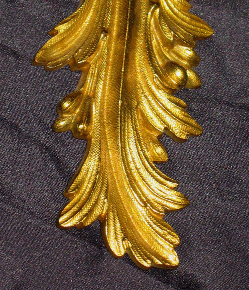 Paire d'appliques en bronze à 4 lumières style Louis XV