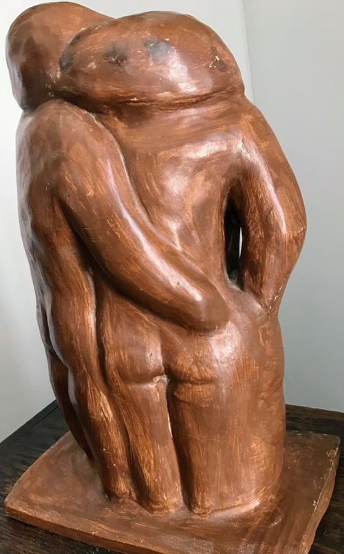 Adam and Eve, 1932, 2nd version, Joseph Czaky (1888-1971)