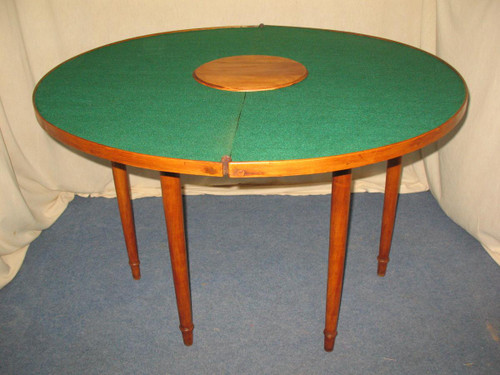 Louis XVI 18th century game table in solid cherry wood