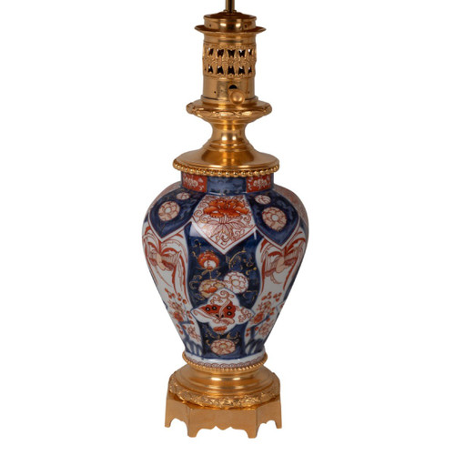 Pair Of Imari Porcelain And Bronze Lamps, Circa 1880, LS53631044