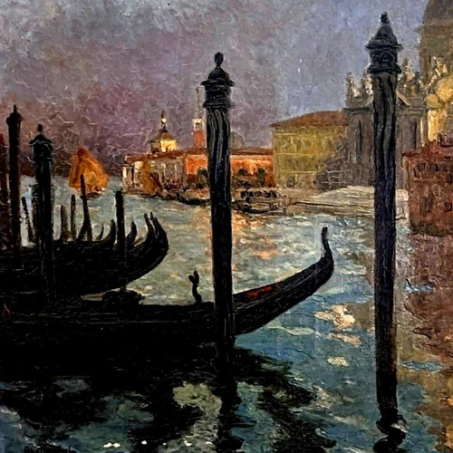 Louis Abel Truchet The Salute View From The Canal In Venice