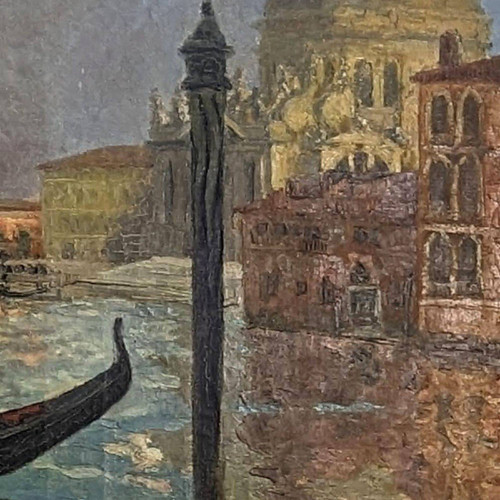 Louis Abel Truchet The Salute View From The Canal In Venice