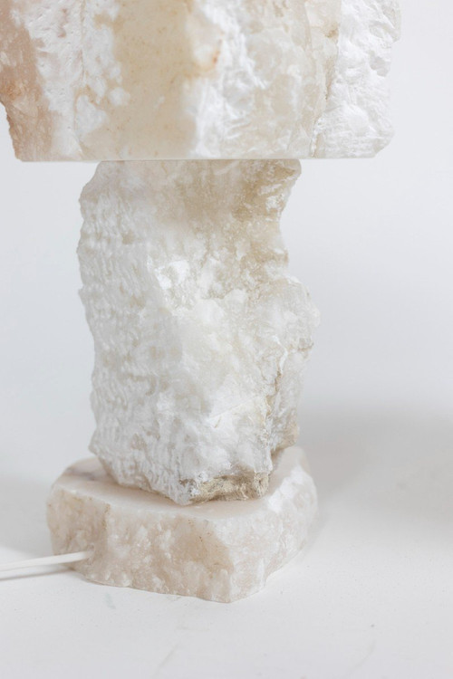 Pair Of Alabaster Lamps, Contemporary Work, LS5406881B