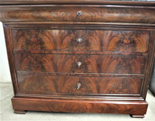 Louis Philippe Mahogany Chest Of Drawers