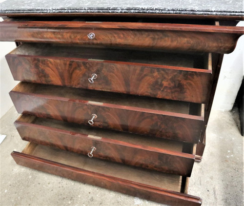 Louis Philippe Mahogany Chest Of Drawers