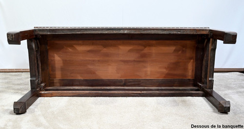 Small Indochinese Rosewood Bench Seat - Late 19th century