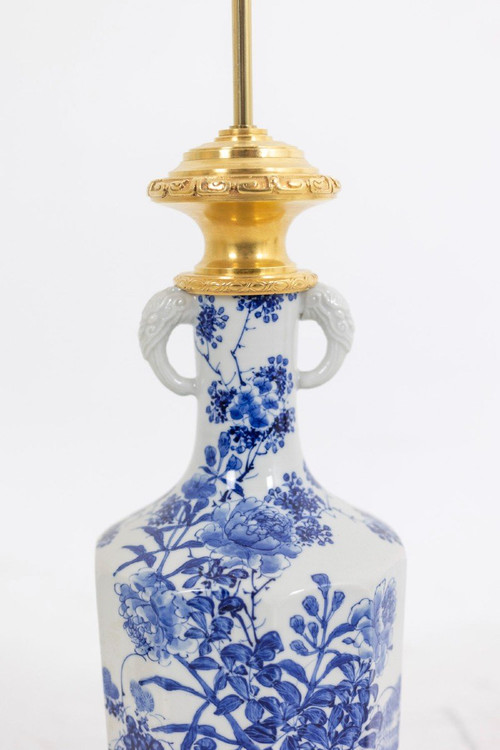 Japanese Porcelain And Gilt Bronze Lamp, Circa 1880, LS5095331A