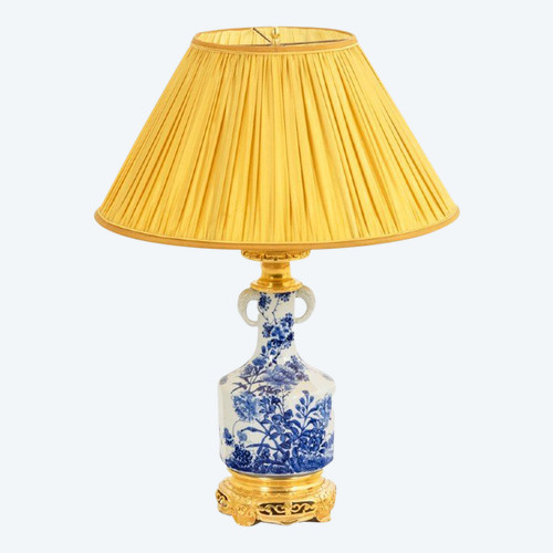 Japanese Porcelain And Gilt Bronze Lamp, Circa 1880, LS5095331A