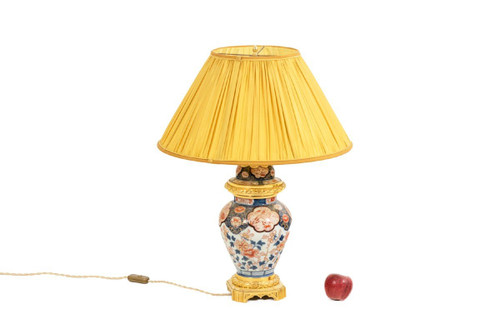 Lampe aus Imari-Porzellan und vergoldeter Bronze, um 1880, LS5057431B