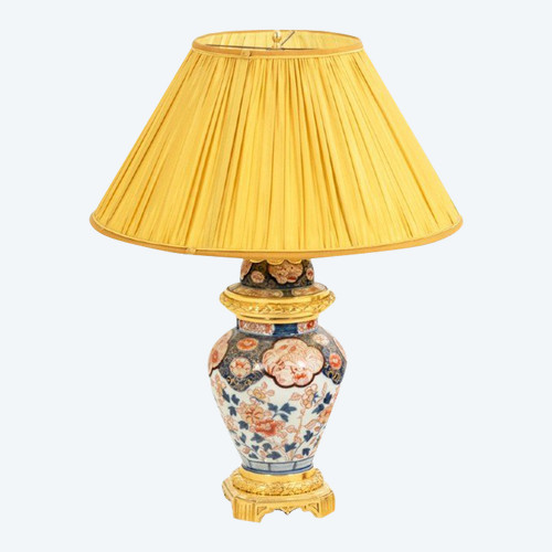 Lampe aus Imari-Porzellan und vergoldeter Bronze, um 1880, LS5057431B