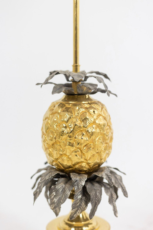 Maison Charles, "Pineapple" Bronze Lamp, 1960s, LS4875454