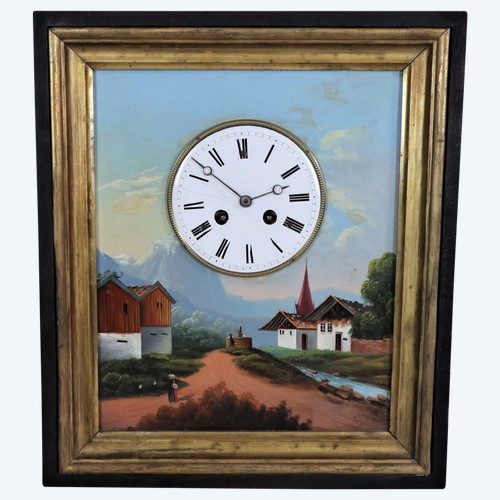 Tableau Horloge, XIXeme Siècle, Parfait état