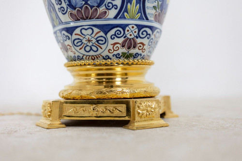 Delft Earthenware Lamp, 19th Century, LS4874583C