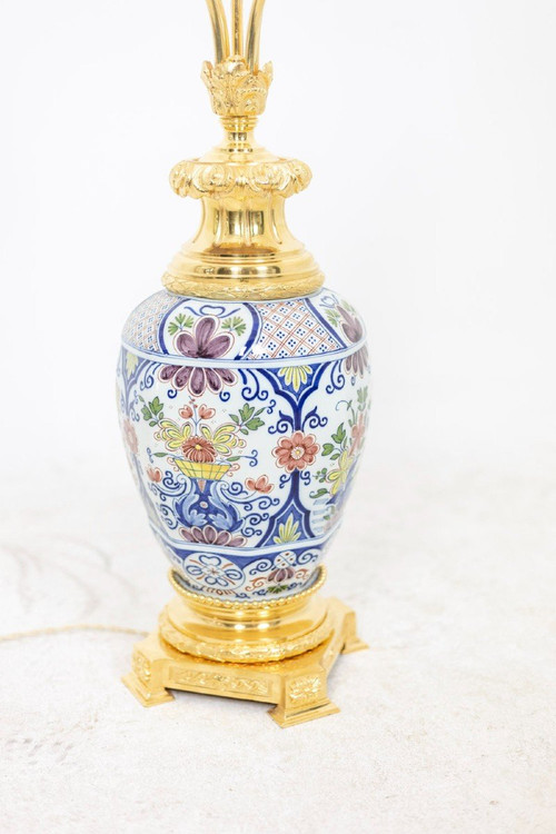 Delft Earthenware Lamp, 19th Century, LS4874583C