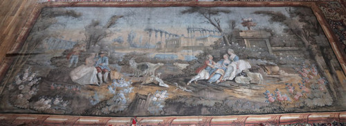 Large Oil On Canvas, Fresco in the 18th Century Style, 260x513cm