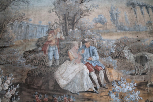 Large Oil On Canvas, Fresco in the 18th Century Style, 260x513cm