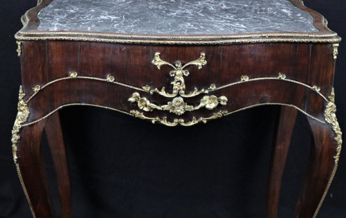 Louis XV Style Marble Top Table