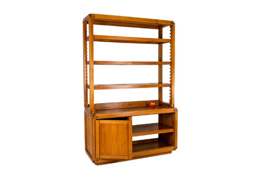 Pierre Chapo, Elm Shelving Unit, 1960s, LS51192231A