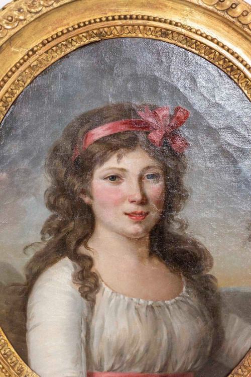 Direttorio Periodo Ritratto di una giovane donna, circa 1800, Ls51621004