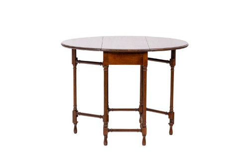 Paire de tables volantes « Gateleg » en acajou, vers 1950, LS4872351