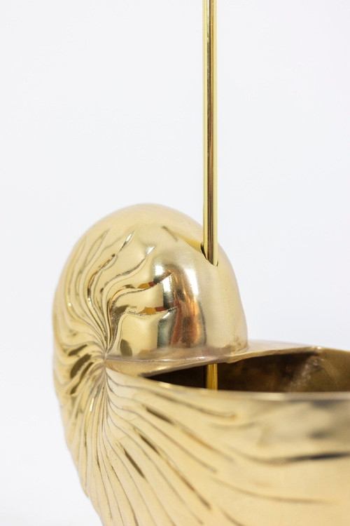 Nautilus lamp in gilded bronze, 1970s, LS4768416