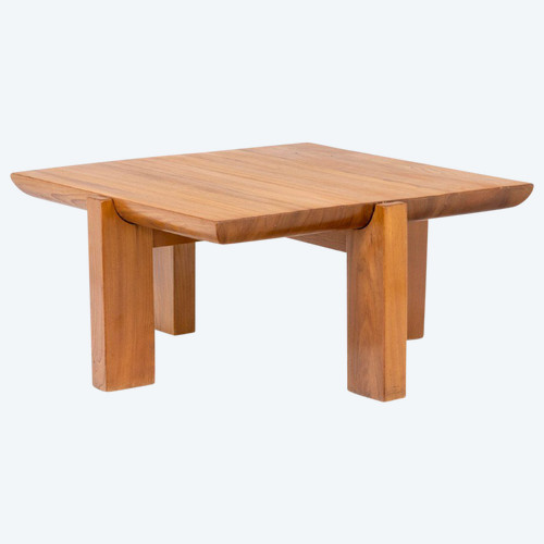 Luigi Gorgoni for Roche Bobois, Elm coffee table, 1980s, LS4863431