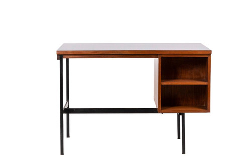 Jacques Hitier for Multiplex, “Multitable” desk in mahogany, 1950s, LS4679151